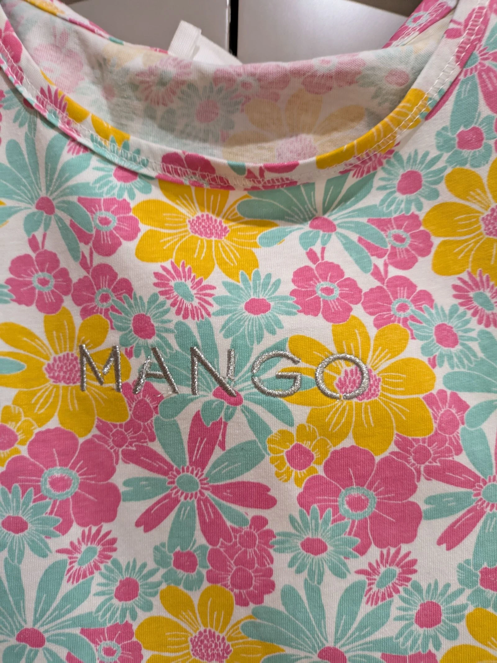 Camiseta Mango con estampado floral multicolor - Talla L – photo 2